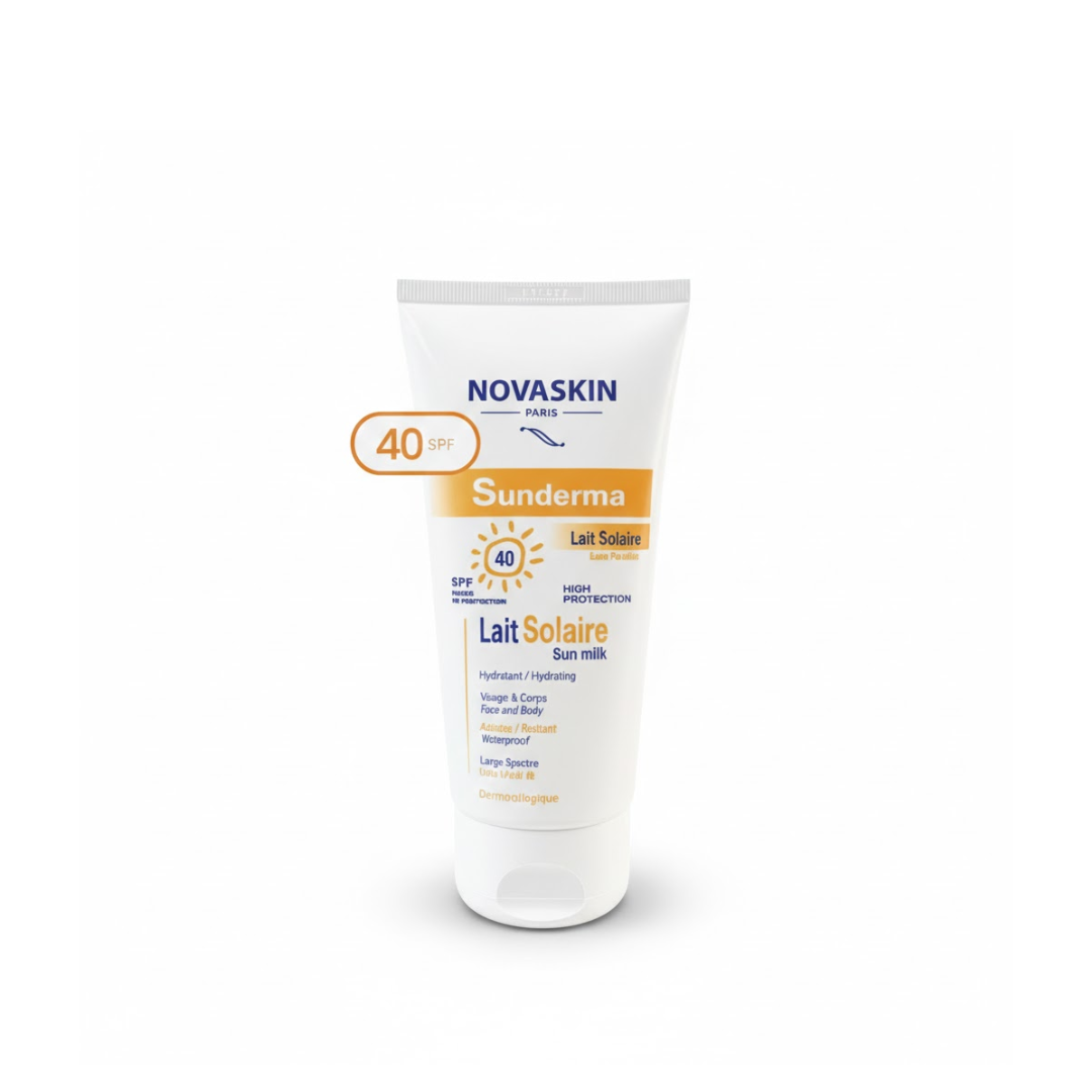 Novaskin-Lait-Solaire-Spf40.png Novaskin Lait Solaire Spf40 – Image 1
