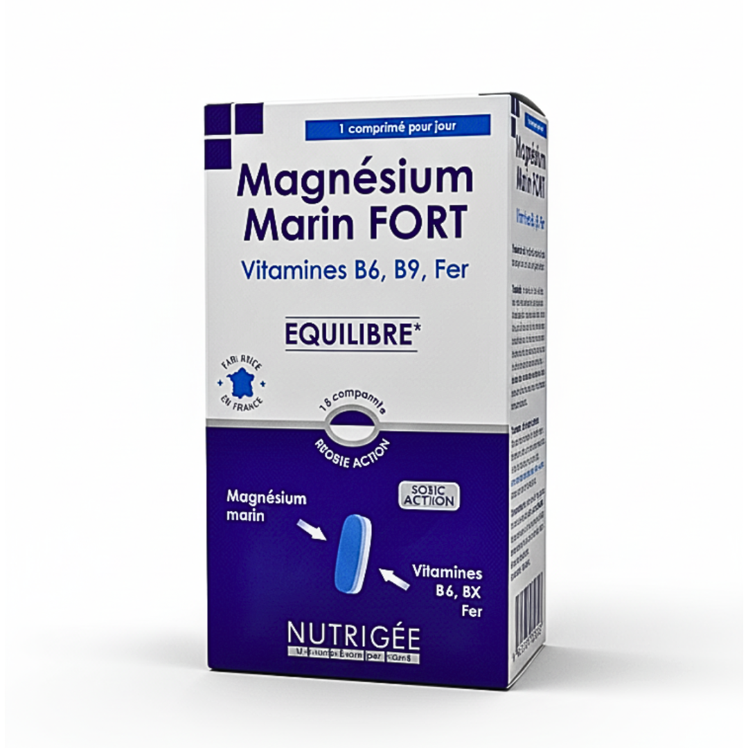 Nutrigee-Magnesium-Marin-Firt-15-comprimes.png Nutrigee Magnesium Marin Fort 15 comprimes – Image 1