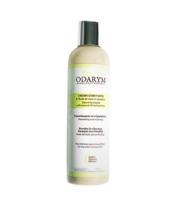 Odarym-Creme-coiffante-lhuile-de-coco-Spiruline-250ml.png Odarym Creme Coiffante A L’huile De Coco & Spiruline 250ml – Image 1