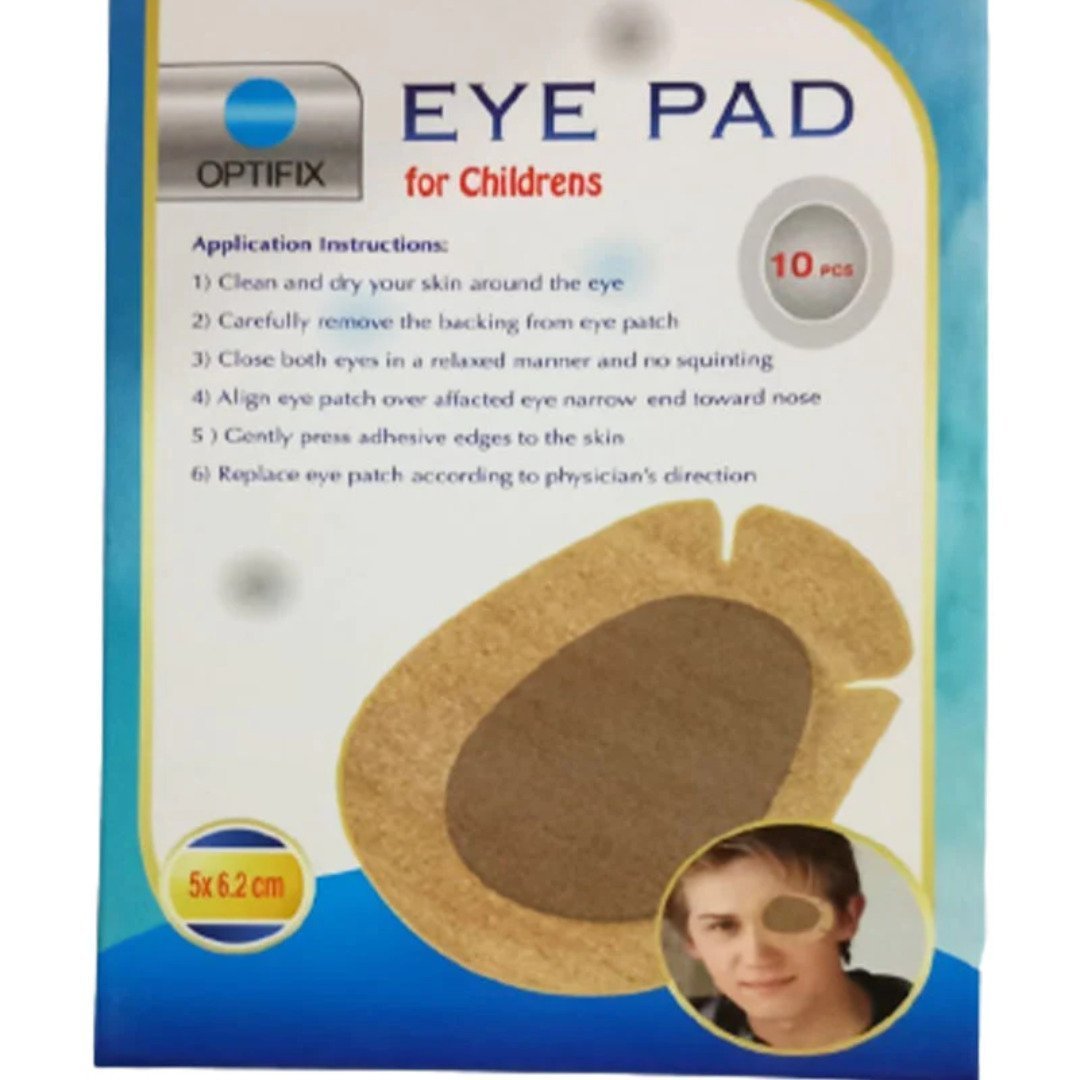 Optifix-eye-pad-For-Enfant-CHN-56.2-10pcs.jpg Optifix Eye Pad For Enfant 5×6.2 10 Pieces – Image 1