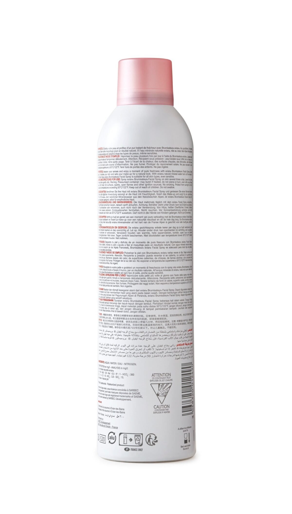 Evian Facial Spray Brumisateur 300ml – Image 2