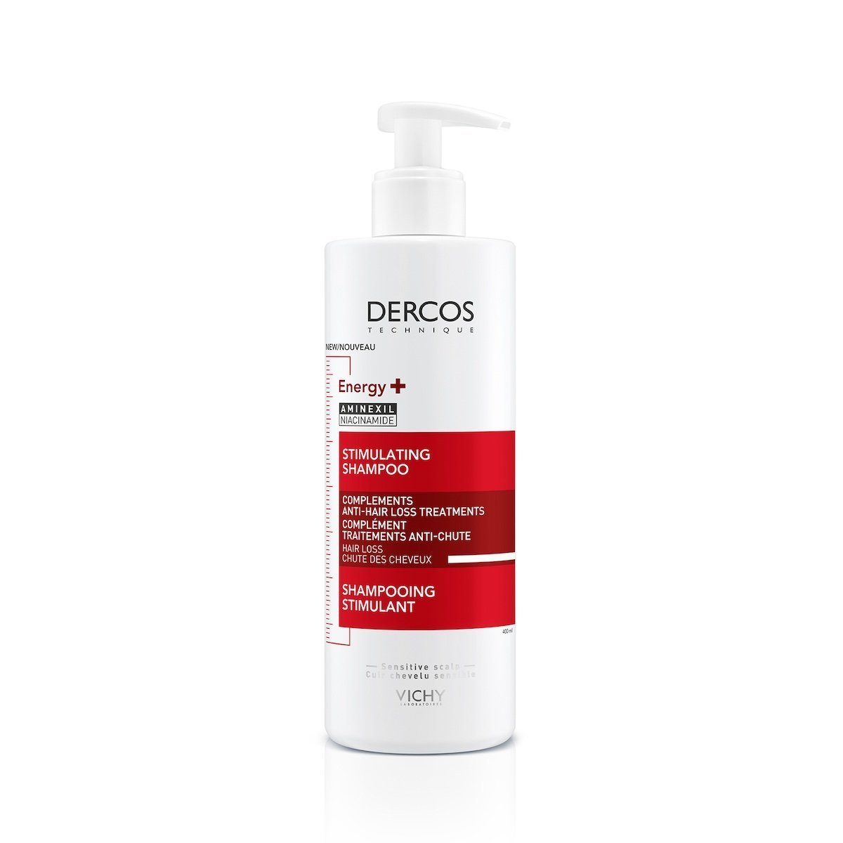 PackshotFront-6-1.jpg Vichy Dercos ENERGY+ Shampooing Stimulant Anti-Chute | 400ml – Image 1