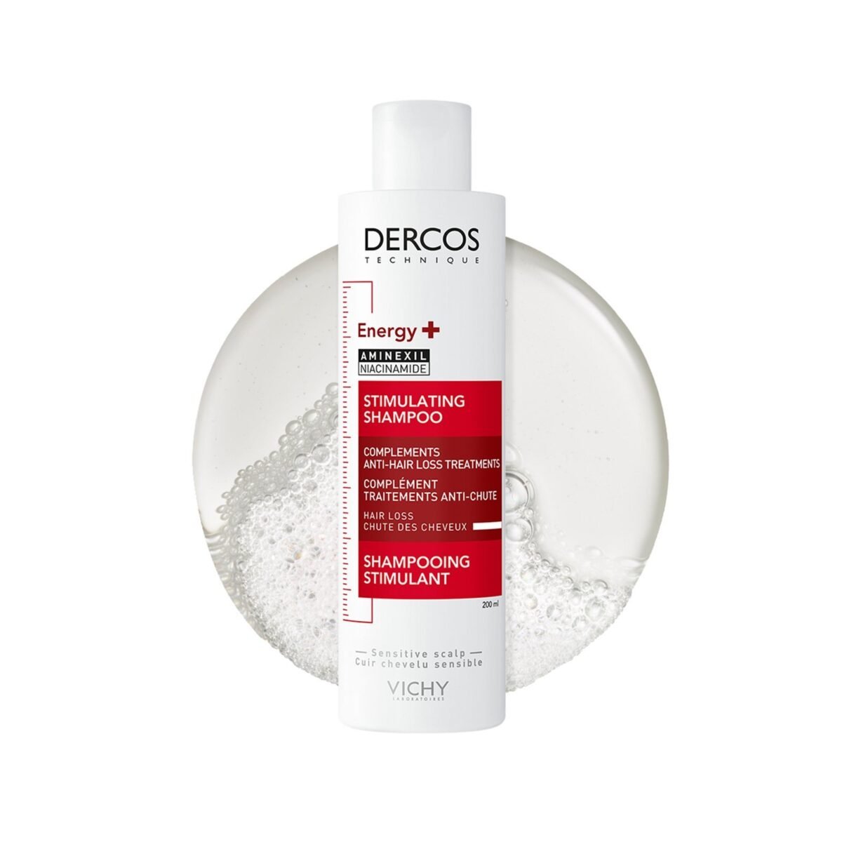 Vichy Dercos Technique ENERGY+ Shampooing Stimulant Anti-Chute | 200ml = 1 Shampooing miniature Offert – Image 5
