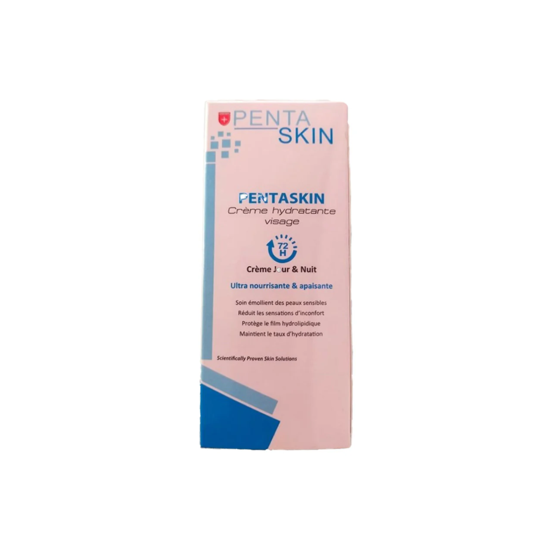 Penta-Skin-Creme-visage-72H-Jour-Nuit-50ml-1.png Penta Skin Creme Visage 72H Jour & Nuit 50ml – Image 1