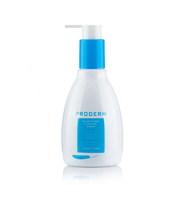 Proderm-gel-nettoyant-pompe-260ml-1.png Proderm Gel Nettoyant Pompe 260ml – Image 1