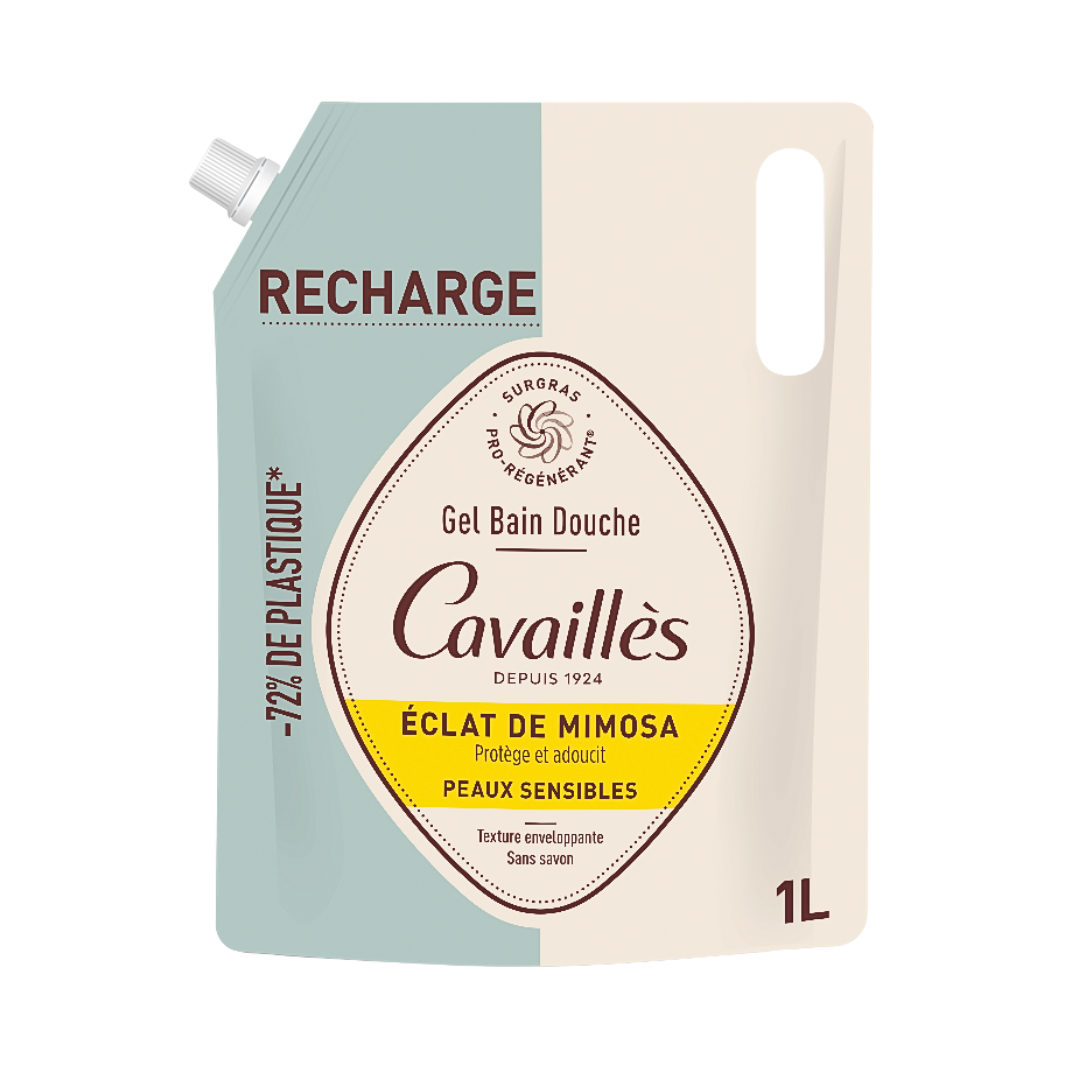 Rc-Gel-Douche-Eclat-De-Mimosa-1L.png Roge Cavailles Gel Douche Eclat De Mimosa 1L – Image 1
