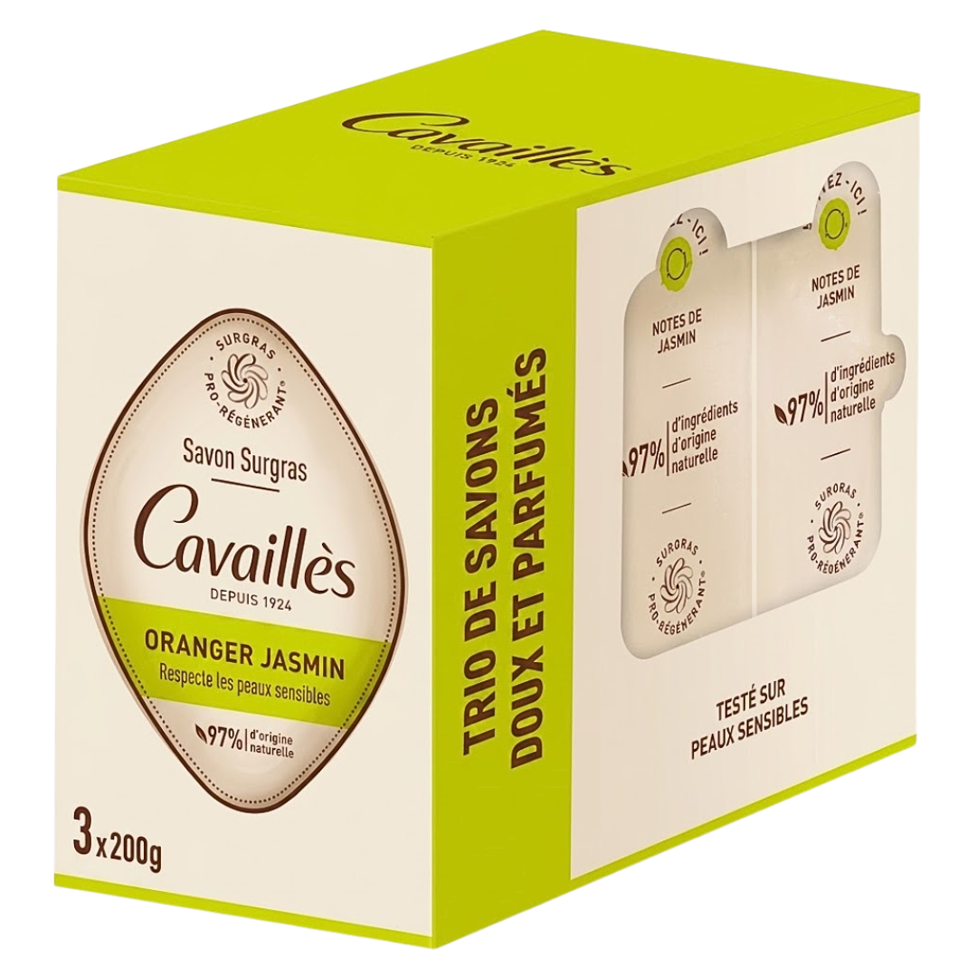 Rc-Trio-Pack-Savon-Surgras-Oranger-Jasmin-3200ml.png Roge Cavailles Trio Savon Surgras Oranger Jasmin 3x200ml Pack – Image 1