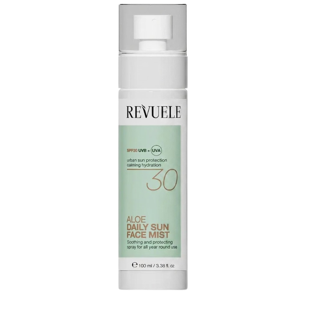 Revuele-Aloe-Daily-Sun-Face-Mist-Spf-30-100-Ml.png Revuele Aloe Daily Sun Face Mist Spf 30 100 Ml – Image 1