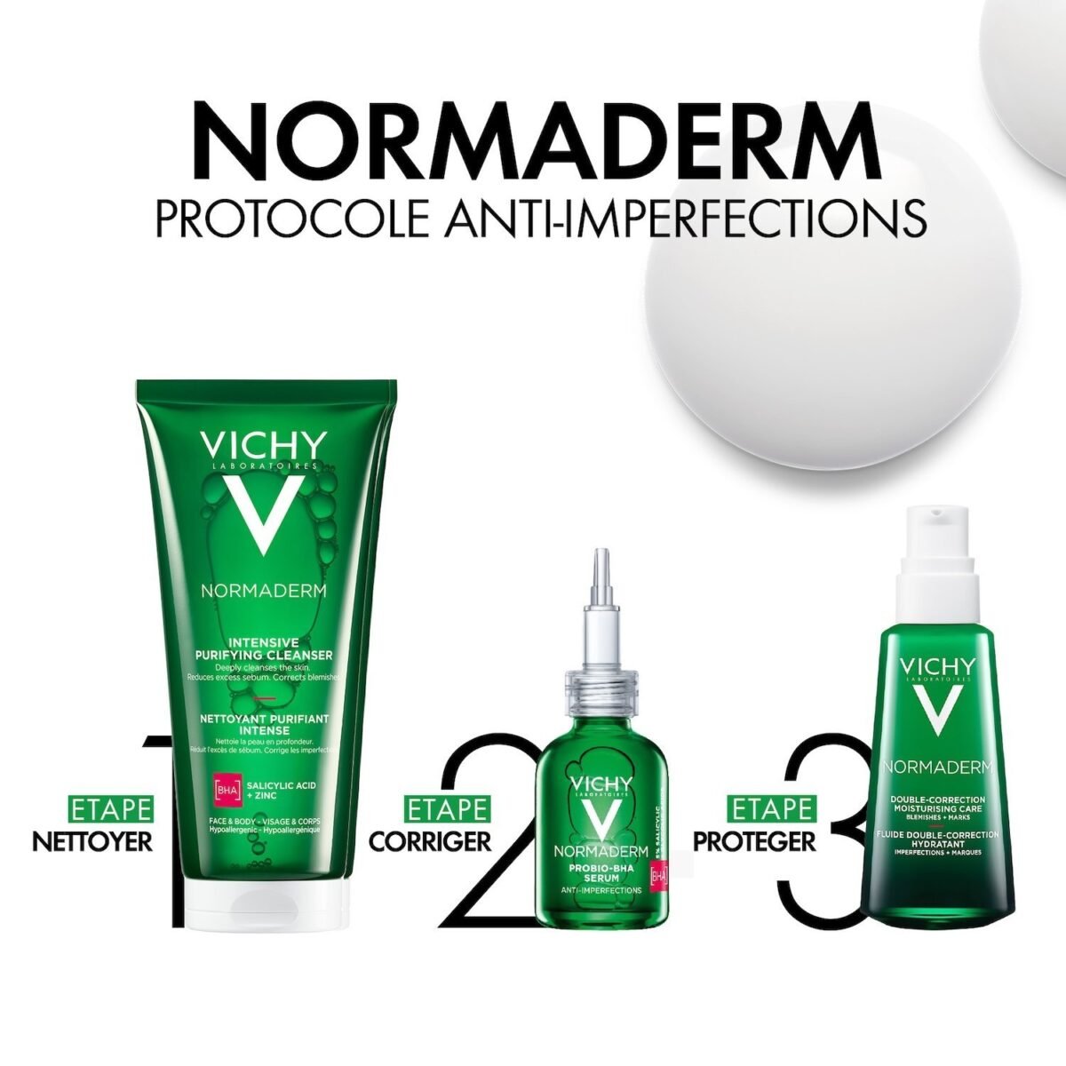 Vichy Normaderm Sérum Anti-imperfections PROBIO-BHA. Peau Grasse Acnéique | 30ml – Image 10