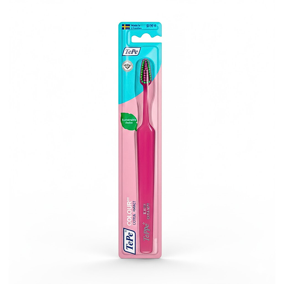 Tepe-Bad-Colour-Rose-Clair-Soft.png Tepe Brosse A Dents Colour Rose Clair Soft – Image 1