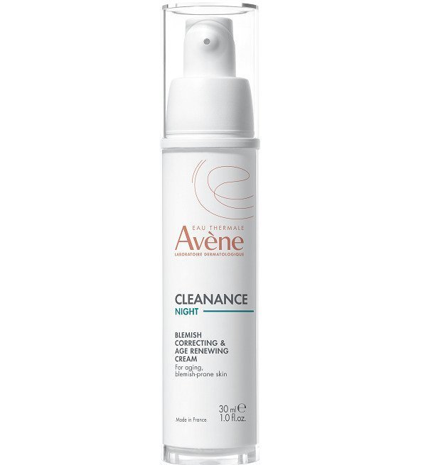 cleanance-night-1.jpg Eau Thermale Avène – Cleanance WOMEN Soin Nuit Lissant 30ml – Image 1