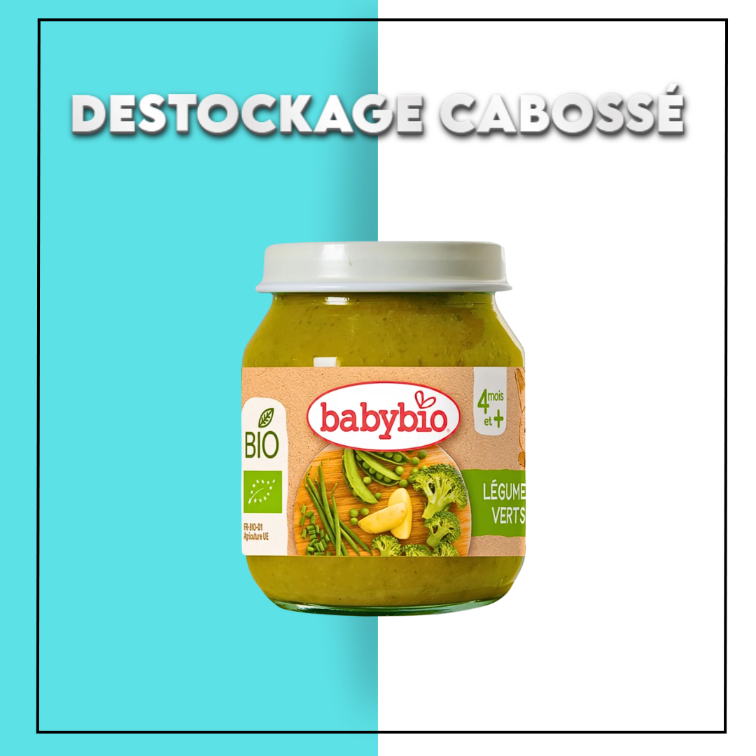 destockage-cabosse-17.png Babybio Petit Pot Legumes Verts 130g – DESTOCKAGE CABOSSE – Image 1