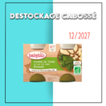 BABYBIO POT POMME DE TERRE EPINARD 2 X 130 G  – DESTOCKAGE CABOSSE