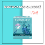 NATRACARE SERVIETTE ULTRA LONG + WINGS 10 Unités – DESTOCKAGE CABOSSE