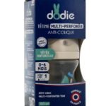 DODIE Biberon Tétine Multi-Perforée ROSE 0-6mois 150ml