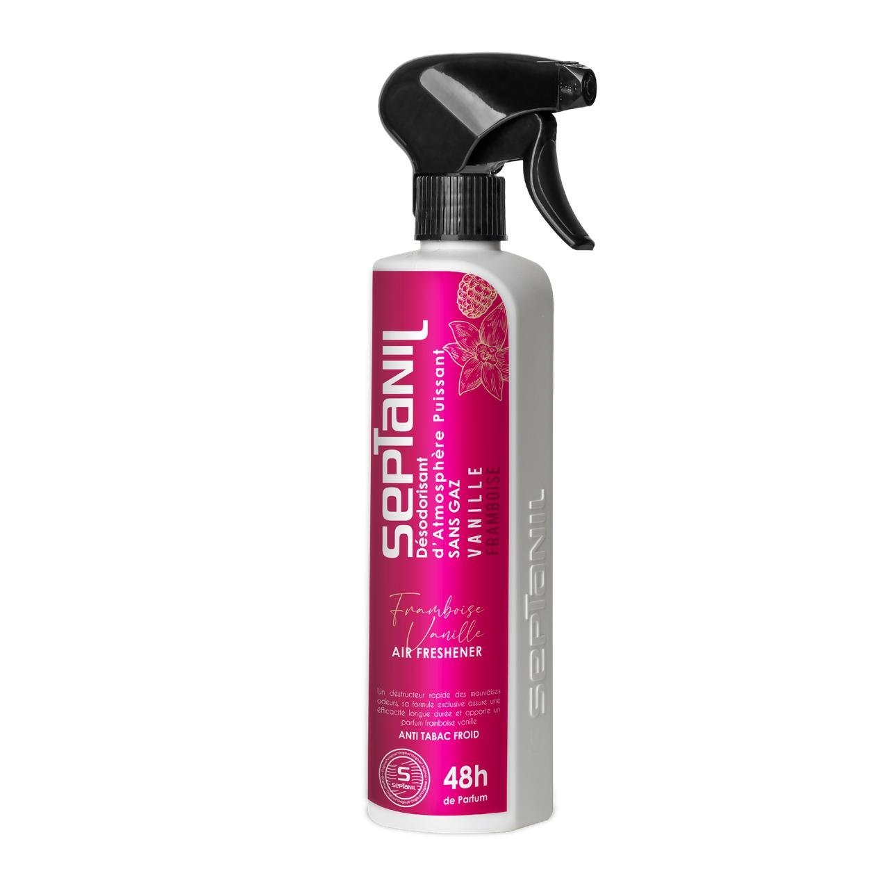 framboise-vanille.jpeg Septanil Desodorisant D’atmosphere Framboise Vanille 500ml – Image 1