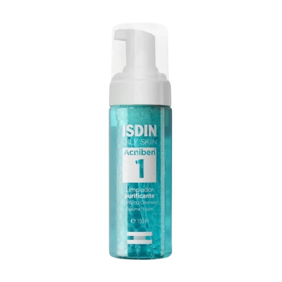 isdin-acniben-mousse-.jpg ISDIN Acniben Mousse Nettoyante Purifiante 150ml – Image 1