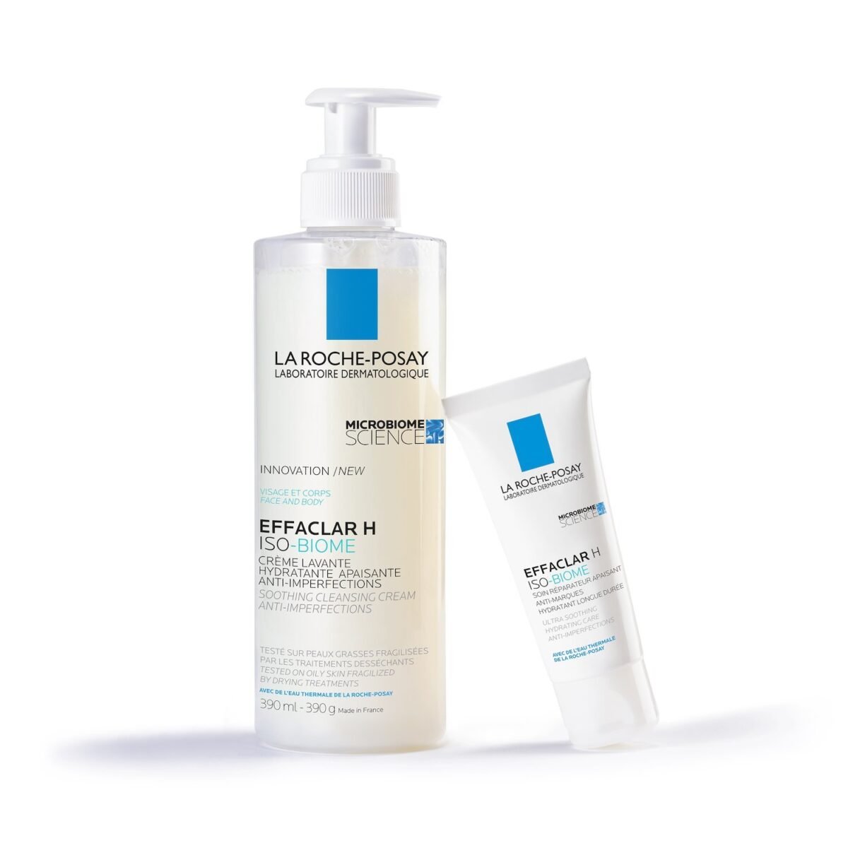 La-Roche-Posay EFFACLAR H ISO-BIOME Crème Nettoyante | Peau sèche à tendance acnéique | 200ml – Image 2