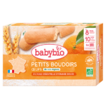 BABYBIO Petits Boudoirs à l&rsquo;huile Essentielle d&rsquo;orange Douce 120G