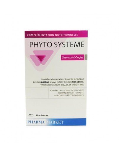 pharma-market-phyto-systeme-cheveux-et-ongles-30-gelules-1-1.jpg Phyto systeme Cheveux & Ongles 30gelules – Image 1
