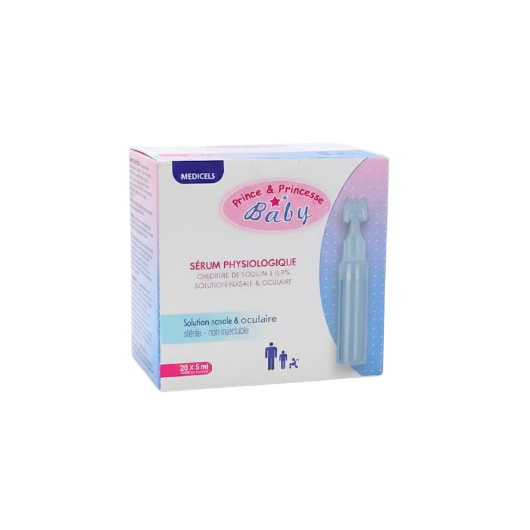 prince-princesse-serum-physiologique-205Ml.png Prince & Princesse Serum Physiologique 20 x 5Ml – Image 1
