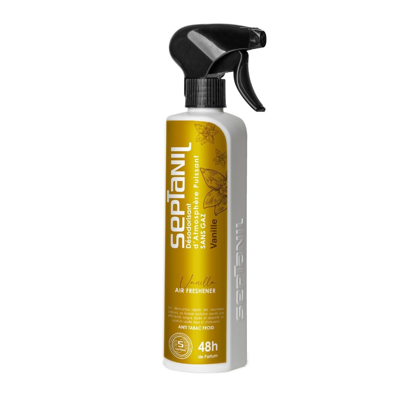 vanille.jpeg Septanil Desodorisant D’atmosphere Vanille 500ml – Image 1